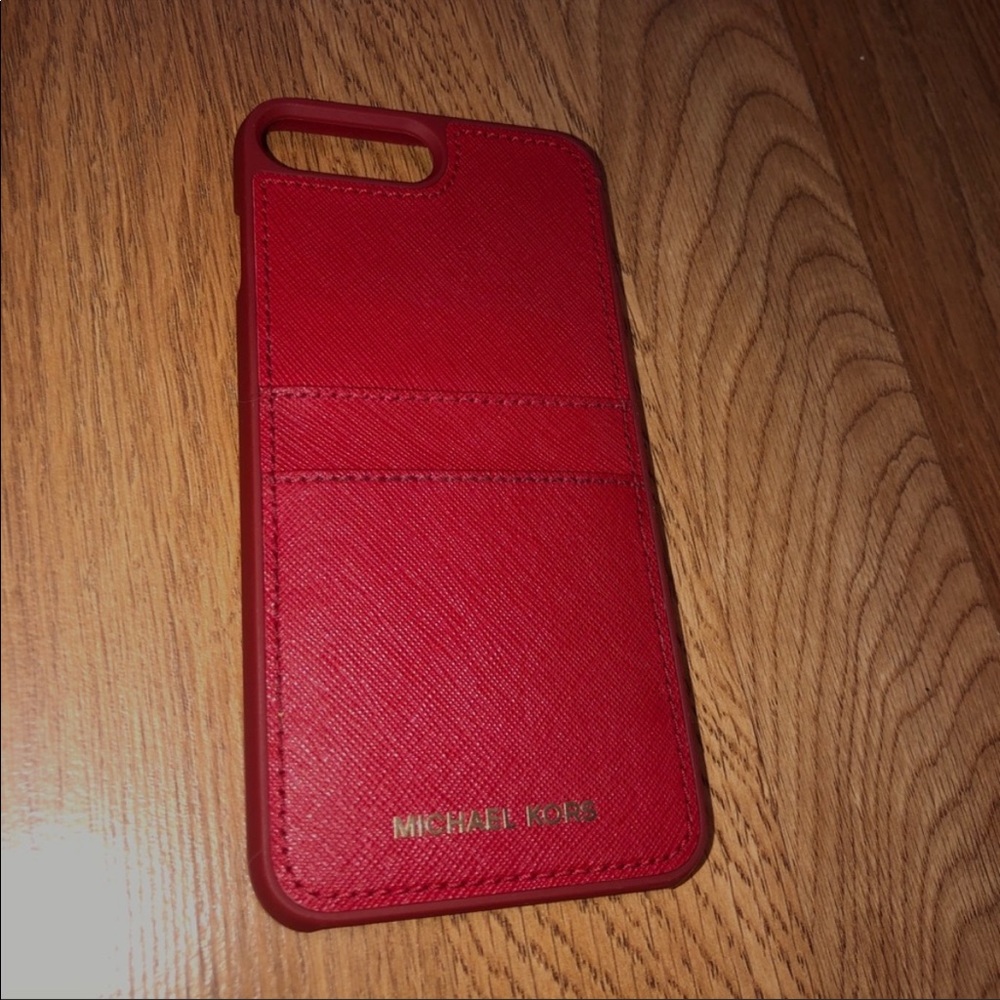 MK iPhone 7/8 plus leather case with card slots